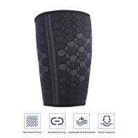 Mangas de soporte de compresión de muslo para hombres y mujeres, soporte de pierna antideslizante para lesiones musculares, y Hamstring Quadricep, recuperación de tensión, 1 par - details 2