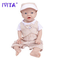 Muñeca de Bebé Recién Nacido de Silicona IVITA 14.96 pulgadas, 1.58kg, Pañuelo Incluido - details 23