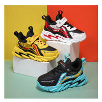 Zapatillas de deporte de marca para niños, zapatillas antideslizantes para correr, zapatillas de cuero impermeables para exteriores, zapatillas deportivas ligeras y cómodas - details 2