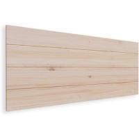 Gabo de Madera Rústico Vintage para Cama (145 x 44 cms.) Estilo Nórdico Crudo sin Pintar - details 0