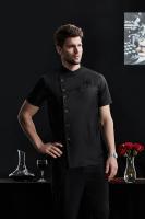 Chaqueta de cocina, uniforme de Catering, ropa de Chef de manga corta, camarera de Hotel, restaurante, ropa de trabajo, panadería, abrigo de Chef de Sushi, camisa de cocina - details 13