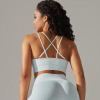 -Mujeres deportivas sexys, sujetador de belleza para gimnasio, entrenamiento, correr, yoga - details 23