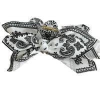 Pinza para el pelo con diseño de lazo elegante para mujer, pinza para el pelo de moda vintage, accesorios para el cabello de otoño para mujeres y niñas para el regreso a la escuela, trajes de otoño, frescura de otoño - details 0