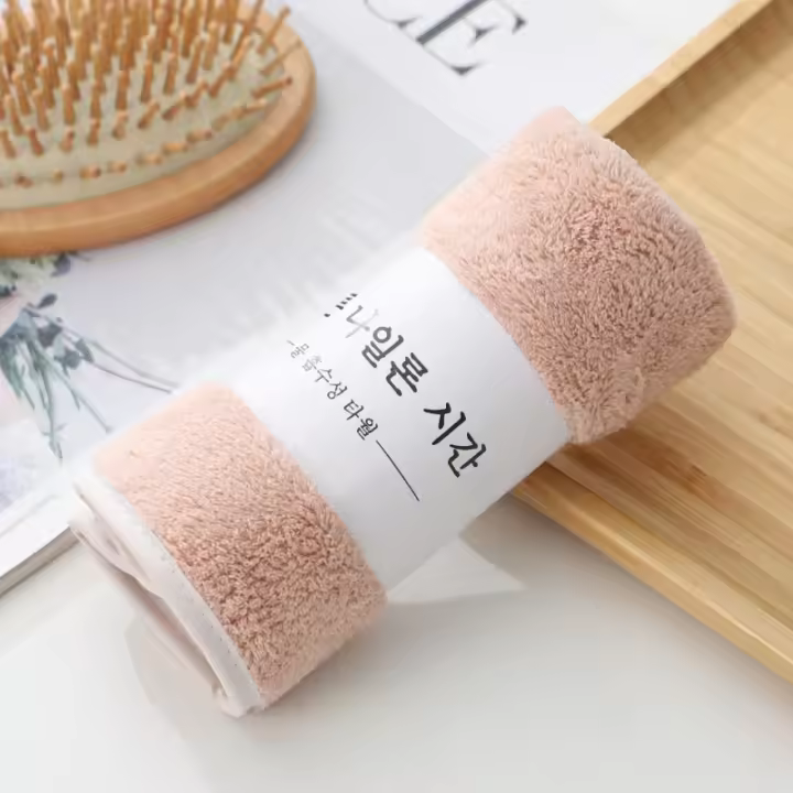 Juego de Toallas de baño de 30x60CM, suaves y absorbentes , vellón coral, para Deportes, Yoga, SPA, Fitness - 1