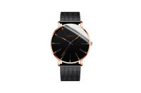 Reloj de hombre Fashion Blue Needle con correa de malla - details 15