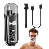 Recortador de vello Facial eléctrico para hombres, recortador de vello de nariz para corte de pelo, afeitadora de barba, barbería - details 0