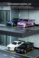 Coche de carreras RC 1/64 Mini coches deportivos de Control remoto todoterreno de alta velocidad Drift escritorio Micro vehículo juguetes eléctricos para niños - details 2