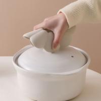 Accesorios de cocina, almohadilla de aislamiento térmico de silicona, posavasos antideslizante antiescaldado, tapete para olla grueso redondo/cuadrado, vajilla, 2 uds. - details 5