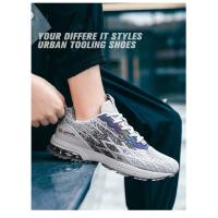 Zapatillas para correr absorventes de impacto Zapatos deportivos transpirables de malla para hombre - details 17