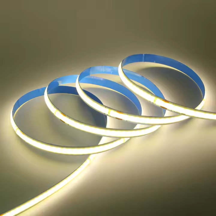 Tira de LED COB de 5M, 10M, 15M, 20M, 220V, 240LEDs/m, cinta LED adhesiva, tira de luz LED Flexible no impermeable, blanco cálido/blanco Natural/blanco - 1