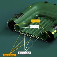 Bote inflable portátil para pesca, bote de Kayak, canoa, balsa para lago con bomba de extracción para adultos - details 8