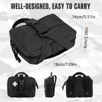 Bolsa táctica EMT, kit de primeros auxilios en forma de lágrima IFAK mejorado, cinturón pequeño táctico, bolsa de primeros auxilios, bolsa médica Molle - details 0