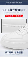 Nuevos zapatos casuales de piel de vaca de primera capa zapatos de los hombres de alta gama zapatos blancos de cuero zapatos versátiles de la junta de los hombres zapatos de moda de los hombres - details 3