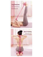 Tensor de cuatro tubos multifuncional para el hogar Fitness Yoga Fortalecimiento abdominal Banda elástica Cuerda de tensión Asistencia para sentarse - details 9