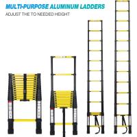 Escalera Telescópica de Aluminio de 5m Portátil, Desmontable, Antideslizante, Extensible, Multiusos, Carga de 150kg Mejoras del Hogar y Herramientas - details 36