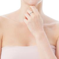 Anillo de Plata de Primera Ley para Mujer Diseño de Osito y Perla Versátil y Abierto Talla 13 - details 3