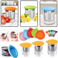 Tapa de silicona reutilizable para comida de mascotas, tapa de lata para almacenamiento de perros y gatos, sello con cuchara, 2 unidades - details 5