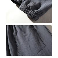Pantalones de Verano para Hombre Finos, Informales, Versátiles 100% Algodón Puro hasta la Tobillera - details 15