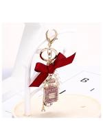 Llavero de Perfume de Perlas de Imitación Accesorio de Bolso para Mujeres Llavero Creativo con Lazo - details 5