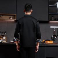 Uniforme de Chef blanco, abrigo de Chef de manga larga, camiseta, chaqueta de cocina de Chef de Hotel, restaurante, panadería, ropa de cocina transpirable con logotipo - details 15
