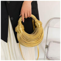 Nuevo Bolso de mano tejido a mano para pan y fideos, con cable eléctrico, para hombro, - details 21