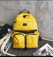 4 colores ocio Simple ligero Nylon impermeable resistente al desgaste estudiante pareja mochila hombres mochila bolso para mujer - details 4