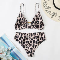 Bikinis Push Up para mujer, traje de baño de cintura alta, conjunto de dos piezas, traje de baño para playa - details 10