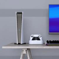 Controlador Inalámbrico USB Tipo-C Cargador Rápido Dual PS5 Estación de Carga para PS 5 DualSense Gamepad Inalámbrico Material Plástico Hecho en China Montaje en Escritorio - details 2