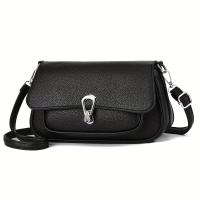 Nuevo bolso de mujer con patrón de lichi de color sólido de moda en 2025, bolso de mano de lujo de alta gama. - details 5