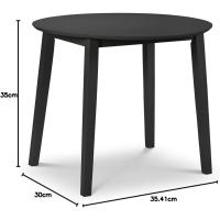 Juego de 2 sillas de comedor Coast, gris - details 16