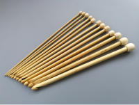 Agujas de Punto Afgano de Bambú 12 Tamaño 25CM 3.0MM-10.0MM Kit de Agujas de Punto para Costura Accesorios de Escritorio y Artesanía Hecho en China - details 0