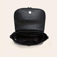 Bolso cruzado elegante y minimalista Cuero sintético, cierre con cremallera, mantenimiento fácil, estilo urbano, duradero Ideal para mujeres y mamás - details 7