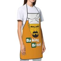 Babero personalizado Breaking Bad Time delantales hombres mujeres Unisex adulto Chef cocina Walter White Tablier cocina jardinería - details 56