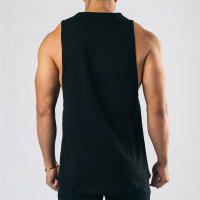 Camiseta de algodón sin mangas para hombre, camiseta sin mangas para gimnasio, culturismo, entrenamiento, Fitness muscular, chaleco que absorbe la humedad, gran oferta, Verano - details 3