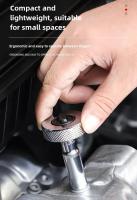 Ratchet de Acero Inoxidable Mini Palanca de Ratchet de 1/4" 3/8" 1/2" Manejo Reversible - details 14