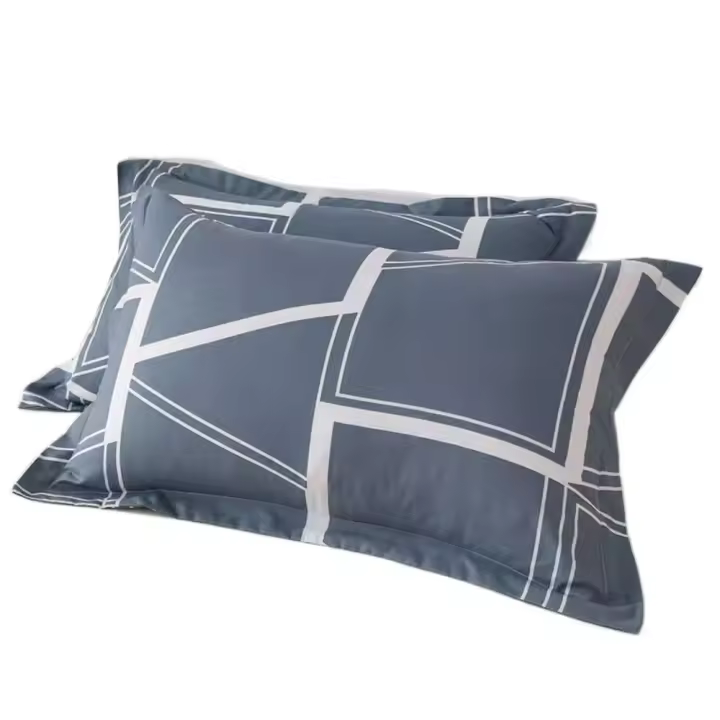 Funda de almohada para cama, funda de almohada de 48x74cm, lujosa funda de almohada de Dacron, funda de almohada suave portátil para cama, 2 uds. - 1