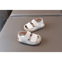 Verano nuevos niños zapatos de bebé sandalias de suela blanda niñas bolsa de bebé cabeza zapatos de playa Velcro zapatos de niño - details 9
