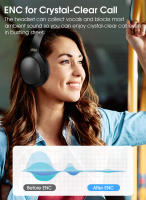 Auriculares Inalámbricos QCY H2 Pro Modo BASS HIFI 3D Estéreo 70H Tiempo de Reproducción Auriculares para Juegos Bluetooth 5.3 con Micrófono Cableado y Inalámbrico Control de Volumen - details 9