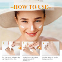 Protector solar orgánico SPF50+, PA++++alimentos de arroz y probióticos - details 1