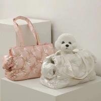 Bolso de hombro portátil para cachorro, bolsa de transporte para perro, gato, Chihuahua, Yorkshire, suministros para perros pequ - details 0