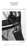 Bandolera transparente de PVC para natación y playa, gran capacidad, impermeable, para verano, Fiess, Yoga, bolsa deportiva - details 12