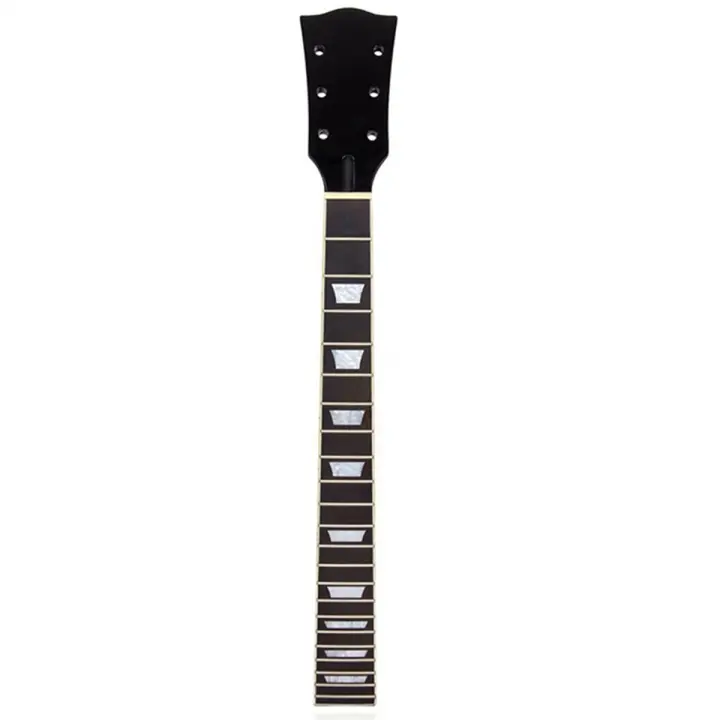 Guitarra eléctrica de 22 trastes, diapasón de palisandro con cuello de Arce, acabado negro para Gibson Les Paul LP - 1