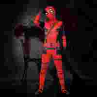 Traje de Deadpool para niños - Body completo para cosplay, Halloween y actuaciones - details 7