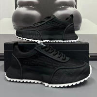 Zapatos informales de malla para hombre, zapatillas deportivas con plataforma, talla más grande, suela completa, para verano - details 7