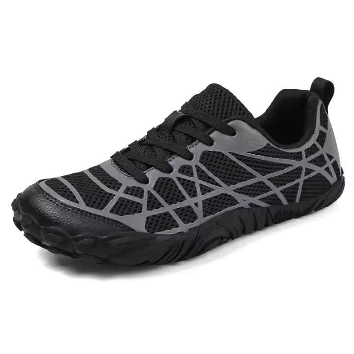 Verano de gran tamaño 47 de malla transpirable, zapatos casuales de hombre y mujer de tejido ancho de última generación con mosca, zapatos deportivos para viaje. - 1
