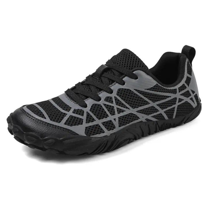 Verano de gran tamaño 47 de malla transpirable, zapatos casuales de hombre y mujer de tejido ancho de última generación con mosca, zapatos deportivos para viaje. - 1