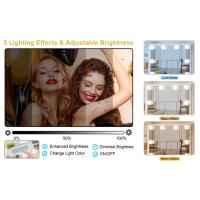 tocador de maquillaje con luz