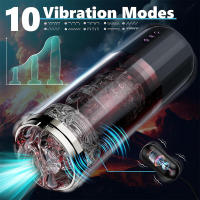 Masturbación masculina giratoria telescópica eléctrica taza de avión dispositivo de entrenamiento de pene punto abultado estimulante Sexual para adultos - details 1
