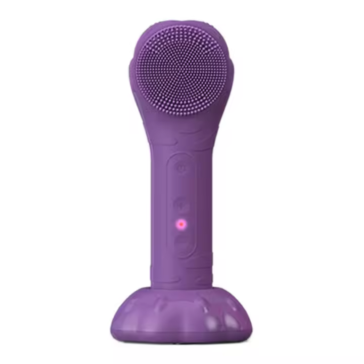 radiofrecuencia facial Masaje de vibración de limpieza eléctrica, eliminación de poros de cabeza negra, limpieza, belleza, cepillo facial, leche facial de silicona masajeador Cepillo facial eléctrico - 1