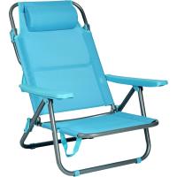 Sillas de Playa Rebanales Plegables con Reposacabezas Estructura Ligera de Aluminio, Transpirable, Resistente Portátiles para Jardín, Camping, Piscina, Terraza - details 3